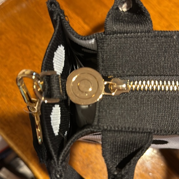 Kate Spade Black and White Polka Dot Crossbody Bag - Picture 7 of 8